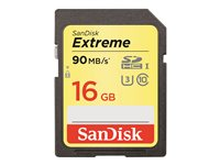 SanDisk Extreme - flash-minneskort - 16 GB - SDHC UHS-I SDSDXNE-016G-GNCI2