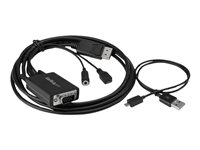 StarTech.com 6 ft / 2m DisplayPort to VGA Adapter Cable with Audio - DisplayPort-adapter - 2 m DP2VGAAMM2M