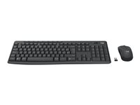 Logitech MK370 Combo for Business - sats med tangentbord och mus - AZERTY - fransk - grafit Inmatningsenhet 920-012066