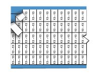 Brady Micro Solid Numbers Wire Marker Card Legend: 13 - lednings/kabelmärkare (förtryckt) TMXM-13-PK