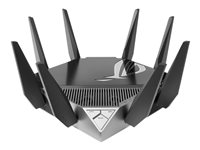 ASUS ROG Rapture GT-AXE11000 - trådlös router - Wi-Fi 6E - Wi-Fi 6 - skrivbordsmodell GT-AXE11000