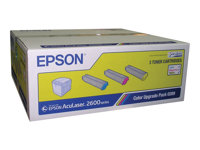 Epson Color Upgrade Pack (CMY) - gul, cyan, magenta - original - tonerkassett C13S050289