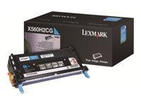Lexmark - Lång livslängd - cyan - original - tonerkassett X560H2CG