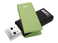 EMTEC C350 Brick - USB flash-enhet - 64 GB ECMMD64GC352