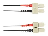 Black Box patch-kabel - 1 m - svart FOLZHSM-001M-SCSC-BK