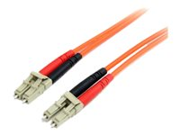 StarTech.com 5m Fiber Optic Cable - Multimode Duplex 62.5/125 - LSZH - LC/LC - OM1 - LC to LC Fiber Patch Cable (FIBLCLC5) - patch-kabel - 5 m - orange FIBLCLC5