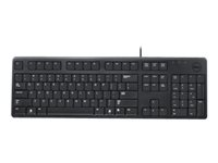 Dell KB212-B QuietKey - tangentbord - AZERTY - fransk - svart Inmatningsenhet KB212-B