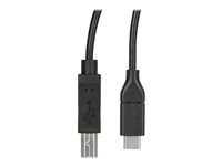 StarTech.com USB-C till USB-B-skrivarkabel - M/M - 3 m - USB 2.0 - USB typ C-kabel - 24 pin USB-C till USB typ B - 3 m USB2CB3M