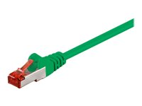 MicroConnect nätverkskabel - 15 cm - grön SSTP60015G