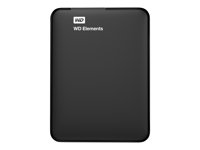 WD Elements Portable WDBUZG0010BBK - hårddisk - 1 TB - USB 3.0 WDBUZG0010BBK