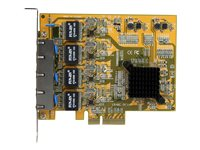 StarTech.com PCIe Gigabit-nätverkskortadapter med 4 portar - nätverksadapter - PCIe - Gigabit Ethernet x 4 ST1000SPEX43