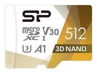 SILICON POWER Superior Pro - flash-minneskort - 512 GB - mikroSDXC UHS-I SP512GBSTXDU3V20AB