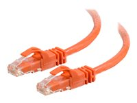 C2G Cat6 Booted Unshielded (UTP) Network Patch Cable - patch-kabel - 3 m - orange 83577