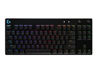 Logitech G Pro Mechanical Gaming Keyboard - tangentbord - AZERTY - fransk - svart Inmatningsenhet 920-009390