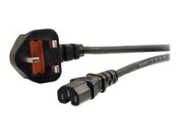 C2G - strömkabel - IEC 60320 C15 till BS 1363 - 2 m 80637