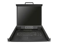 StarTech.com 16-Portars KVM-konsol för serverrack - 19 tum - 1U - KVM-konsol - 19" RKCONS1916K