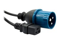 MicroConnect - strömkabel - 3-polig till IEC 60320 C19 - 2.5 m PE141925