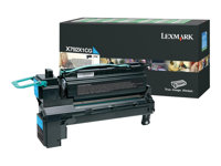 Lexmark - Extra lång livslängd - cyan - original - tonerkassett - LCCP, LRP X792X1CG