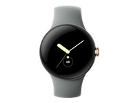 Google Pixel Watch - champagneguld - smart klocka med band - hazel - 32 GB GA04120-DE