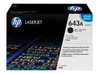 HP 643A - svart - original - LaserJet - tonerkassett (Q5950A) Q5950A