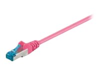 MicroConnect nätverkskabel - 25 cm - rosa SFTP6A0025PI