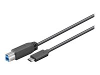 MicroConnect - USB typ C-kabel - USB Type B till 24 pin USB-C - 1 m USB3.1CB1
