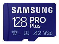 Samsung PRO Plus MB-MD128KB - flash-minneskort - 128 GB - mikroSDXC UHS-I MB-MD128KB/WW