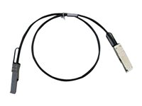 Cisco 40GBASE-CR4 Passive Copper Cable - direktkopplingskabel - 1 m - tan QSFP-H40G-CU1M=