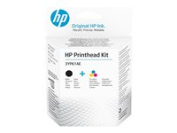 HP - 2-pack - färg (cyan, magenta, gul), svartfärgad - original - utbytessats för skrivhuvud 3YP61AE