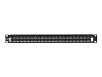 Black Box 10-Gigabit Patch Panel patch-panel - 1U - 19" JPM10GF24