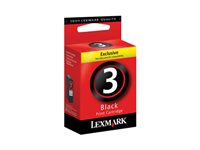 Lexmark Cartridge No. 3 - svart - original - bläckpatron 18C1530E