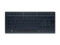 CHERRY KW 7100 MINI BT - tangentbord - QWERTZ - schweizisk - slate blue Inmatningsenhet JK-7100CH-22