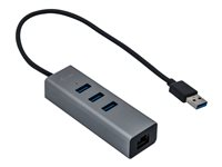 i-Tec USB 3.0 Metal 3-Port - hubb - 3 portar U3METALG3HUB