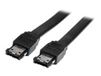 StarTech.com Shielded External eSATA Cable - eSATA cable - Serial ATA 150 - eSATA (M) to eSATA (M) - 3 ft - black - ESATA3 - eSATA-kabel - 91 cm ESATA3