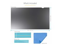 StarTech.com Monitor Privacy Screen for 20 inch PC Display, Computer Screen Security Filter, Blue Light Reducing Screen Protector Film, 16:9 Widescreen, Matte/Glossy, +/-30 Degree Viewing - Blue Light Filter - filter för personlig integritet - 20 tum bred PRIVACY-SCREEN-20M