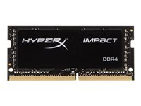 HyperX Impact - DDR4 - modul - 4 GB - SO DIMM 260-pin - 2400 MHz / PC4-19200 - ej buffrad HX424S14IB/4