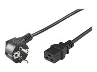 MicroConnect - strömkabel - power CEE 7/7 till IEC 60320 C19 - 3 m PE0771903