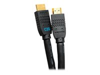 C2G 50ft Ultra Flexible 4K Active HDMI Cable Gripping 4K 60Hz - In-Wall M/M - HDMI-kabel med Ethernet - 15.2 m C2G10384