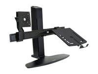 Ergotron Neo-Flex Combo Lift Stand ställ - för LCD-bildskärm/bärbar dator - svart 33-331-085