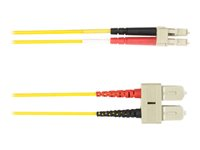 Black Box patch-kabel - 10 m - gul FOCMR62-010M-SCLC-YL