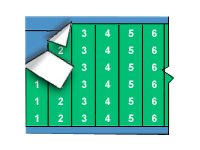 Brady Consecutive Numbers Wire Marker Card 1-33 - lednings/kabelmärkare (förtryckt) WM-1-33-GR-PK