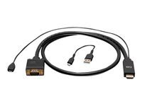 C2G 3ft HDMI to VGA Adapter Cable - Active HDMI to VGA Cable - videokort - 90 cm C2G41471