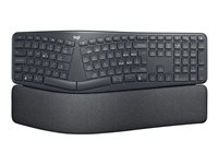 Logitech ERGO K860 Split Keyboard for Business - tangentbord - QWERTY - italiensk - grafit Inmatningsenhet 920-010349