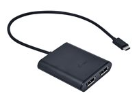 i-Tec - extern videoadapter - svart C31DUAL4KDP