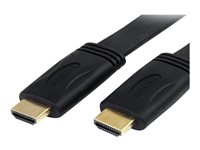 StarTech.com 1,8 m platt Höghastighets-HDMI®-kabel med Ethernet - Ultra HD 4k x 2k HDMI-kabel - HDMI till HDMI M/M - HDMI-kabel med Ethernet - 1.8 m HDMIMM6FL