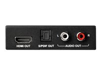 StarTech.com HDMI-audioextraherare med stöd för 4K 60 Hz - HDMI-ljudsignalsextraktor HD202A