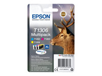 Epson T1306 Multipack - 3-pack - XL - gul, cyan, magenta - original - bläckpatron C13T13064012