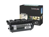 Lexmark - svart - original - tonerkassett - LRP X644A11E