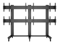 Multibrackets M Public Video Wall Stand 6-Screens ställ - för 6 LCD-bildskärmar - svart 7350022739727