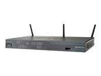 Cisco 886 ADSL2/2+ Annex B Router with 3G, 802.11n ETSI Compliant - trådlös router - DSL/WWAN - 802.11b/g/n (draft 2.0) - skrivbordsmodell CISCO886GW-GN-E-K9